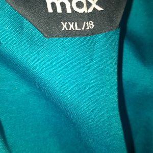 BARGAIN AND BUY Max Blue Long Frock (No Sleeves)