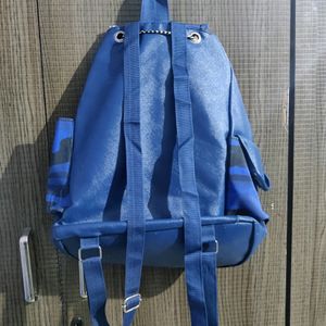 Bag pack Blue Printed