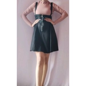 Black Jumpsuit Skirt