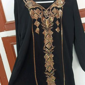 Black Abaya Strecheble