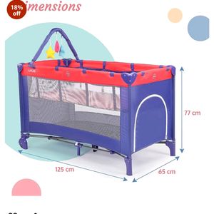 Folding Baby Bed Cum Crib/ Playpen