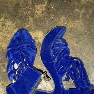 SUEDE GLADIATOR HEELS WOMEN