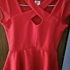 20Dresses Coral Pelpum Top