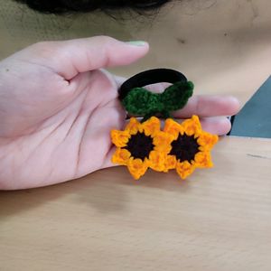 Crochet Hair Tie 🌻🌻