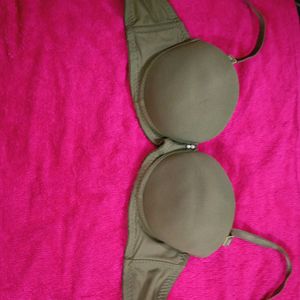 Underwired Olive Push Up Bra