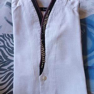 WHITE MEN KURTA