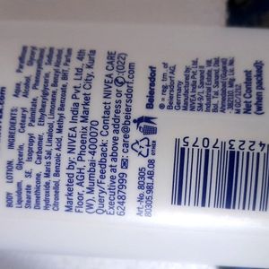 Nivea Cream + Body Lotion