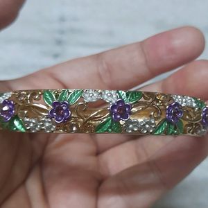 Floral Oval Bracelet