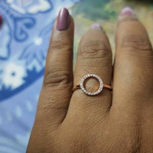 GIVA 925 silver Rose Gold Connected To Life Ring