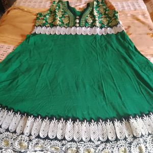 party wear cotton kurti