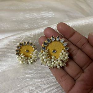 Navratri Fabric Earrings ❤️