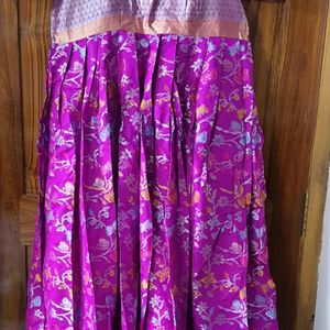 Purple Color Long Frock