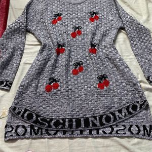 Moschinomos Grey Sweatshirt Women’s