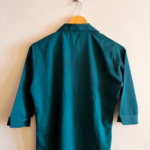 Peacok Green Shirt