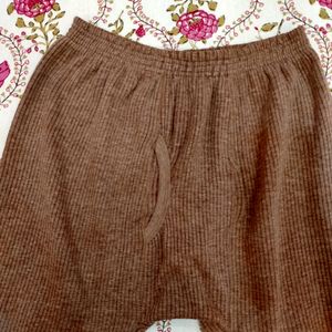 Winter Wear Full Length Pants For 11-12 Year Old Boys Brown Color