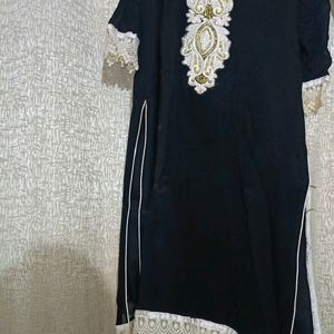 Kurta With Front And Back Heavy Work L,Xl