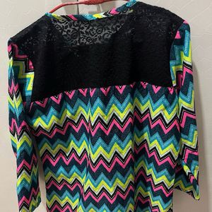 Multicolour Tunic Top