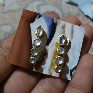 Handmade Kundan Stone Earning