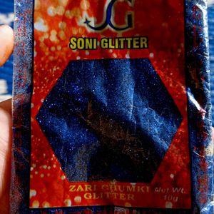 SONI GLITTER BLUE Colour