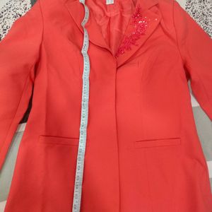 Women's Red Blazer