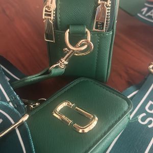 Imported Marc Jacobs Green Sling Bag