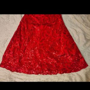 😘Red Sequin Dress 👗 Women