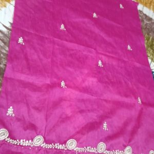 New Pitta Work Saree Without Tag