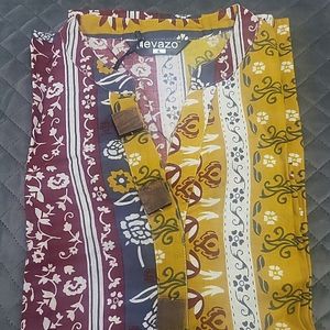 Multicolor Straight Kurti ( Pure Cotton)