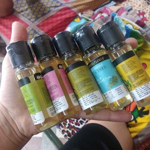 Soulflower Hair & Skin Oil Sampler Pack.