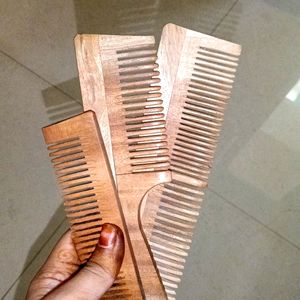 Neem Wood Comb Pack Of 3