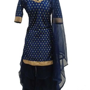 New Party Wear Kurta Sharara Set