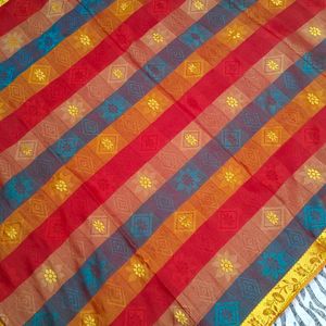 multi colour saree