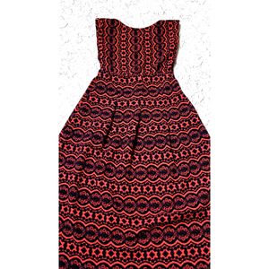 Women Dress With Up And Down Pattern