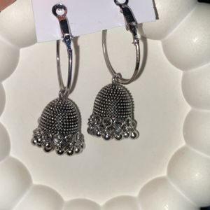 Oxidised Jhumka