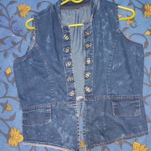 Denim Half Jacket