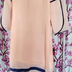 Kurti In Dark Peach Colour