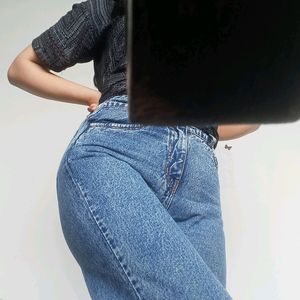 High Waist Jeans Combo (Blue+Black)