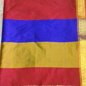 Pattu Saree With Jerry Borders, Palau.