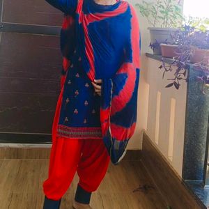 Patiyala Punjabi Suit Full Set Like New 🚫 No Coin