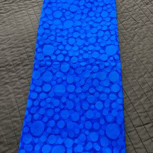 Blue Net Fabric