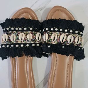 women 38-size fancy chappal