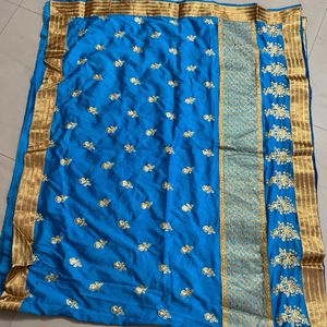 Womans New Blue Saree