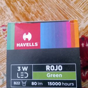 Havells green LED bulb