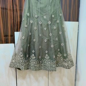 Heavy Party Wear Skirt With A Line Top N Dupatta