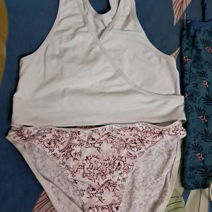 Combo  Of Six Imported Fabric Bra N Panty