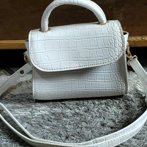 White Sling Bag