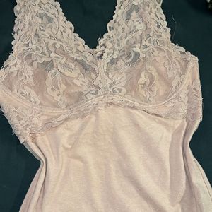 Nude Lace Top