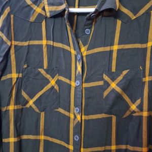 Long Checked Shirt