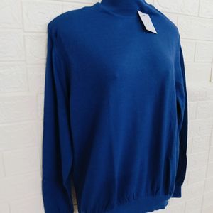 Merino Wool High Neck Sweater