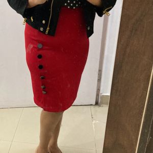 Brand New Red Hot Skirt